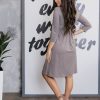 back view of maternity dress