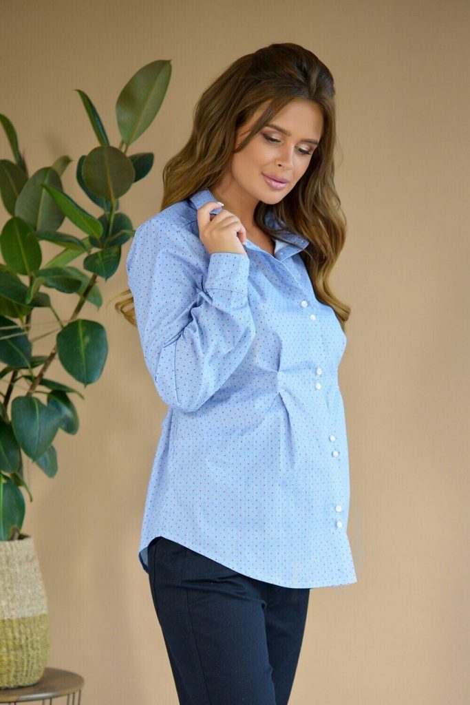 blue maternity top los angeles