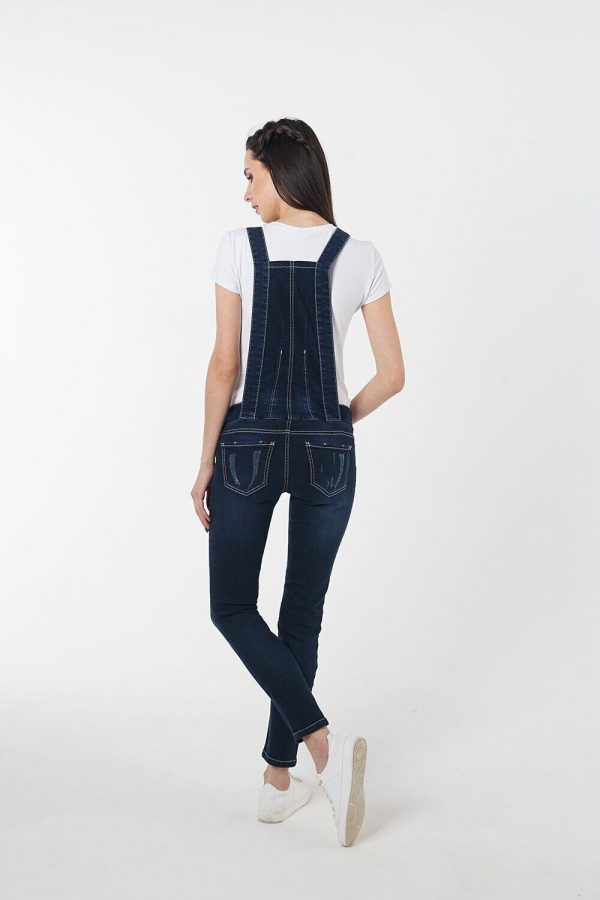 back view maternity overalls