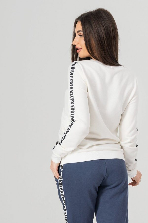 back view of maternity sweat top