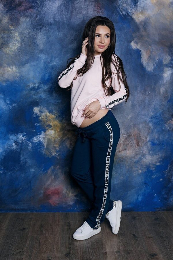 maternity pants navy blue