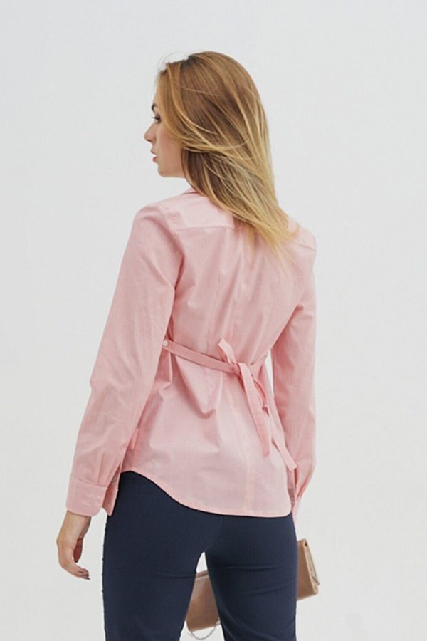 back view of maternity blouse