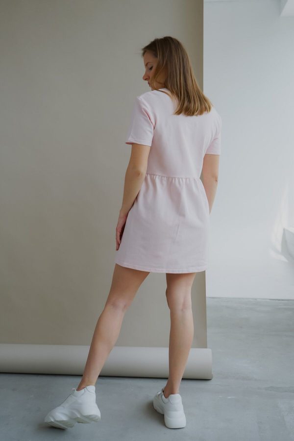 back view of maternity dress