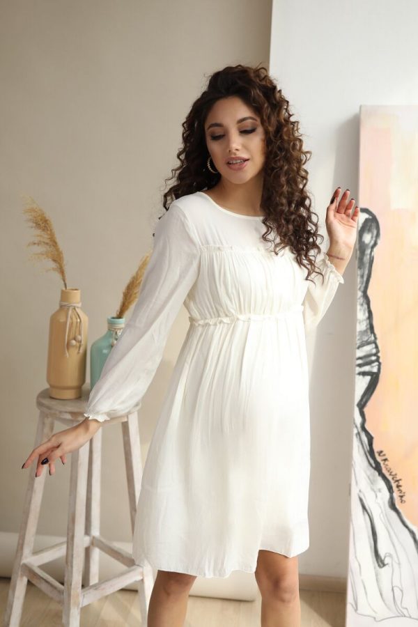 white maternity dress, maternity clothes