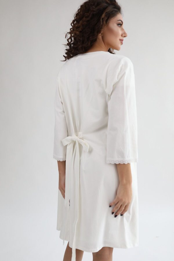 maternity robe back view