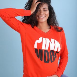 maternity jumper orange