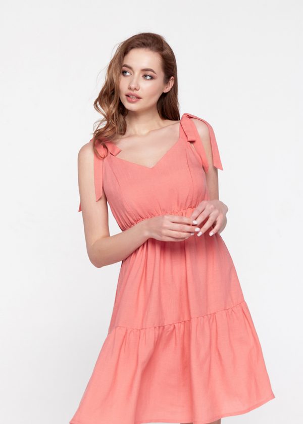 maternity-sundress-coral-5