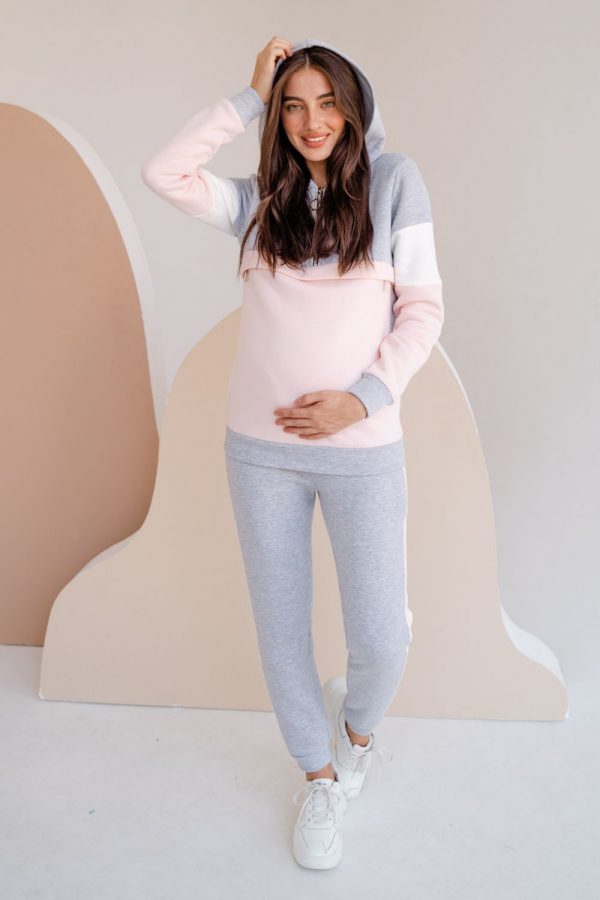 maternity nursing friendly sweatsuit