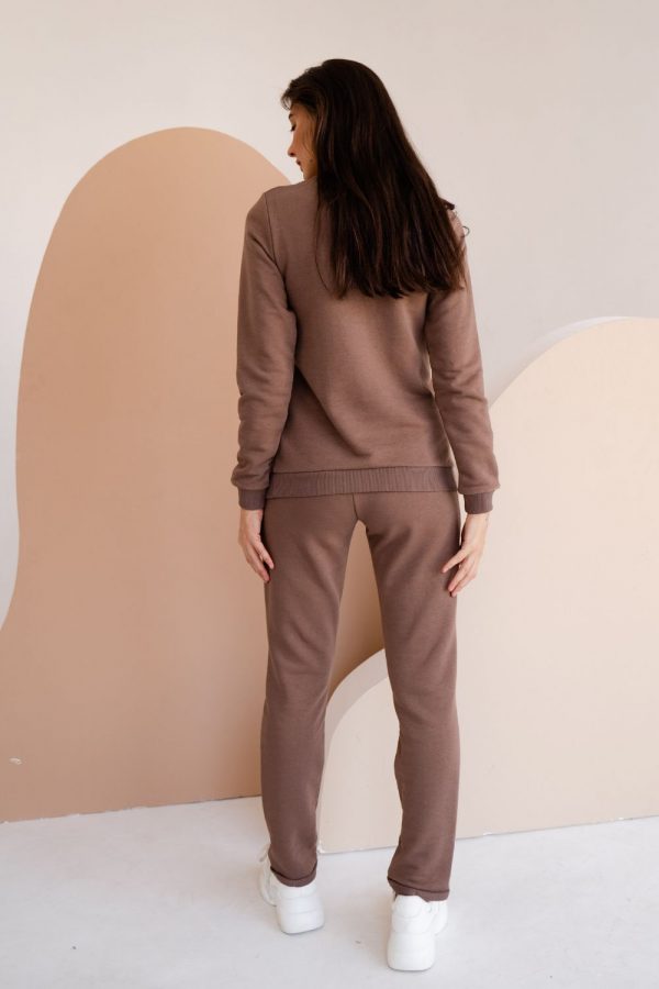 maternity sweatsuit brown