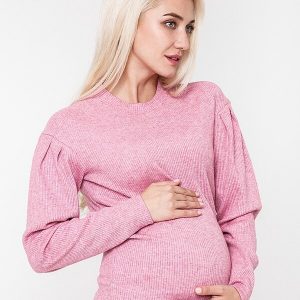 Maternity sweater pink