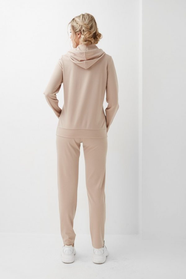 maternity sweatsuit beige