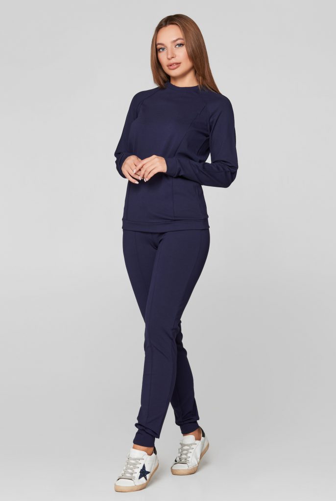 maternity sweatsuit navy blue