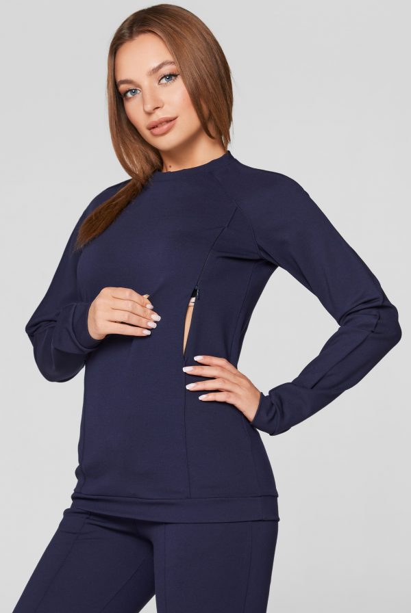 maternity sweatsuit navy blue