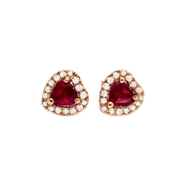 ruby earrings