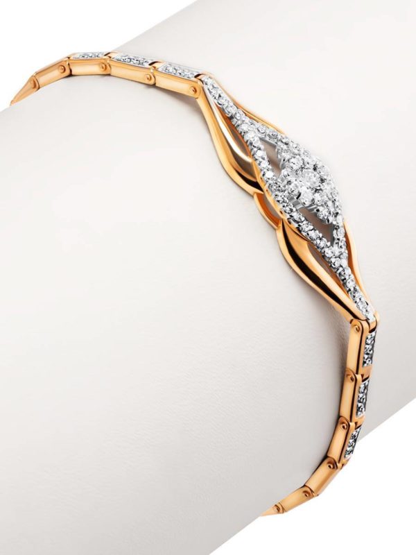 bracelet gold with diamonds