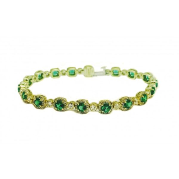 emerald_and_diamond_bracelet_in_18K_gold