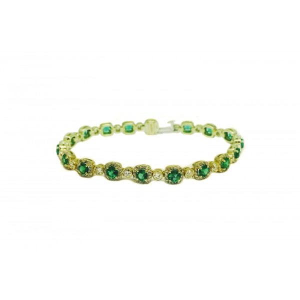 emerald_and_diamond_bracelet_in_18K_gold