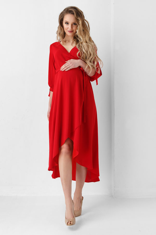 maternity-nursing-friendly-dress-red