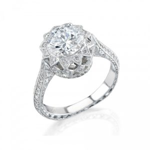 platinum-crown-engagement-ring