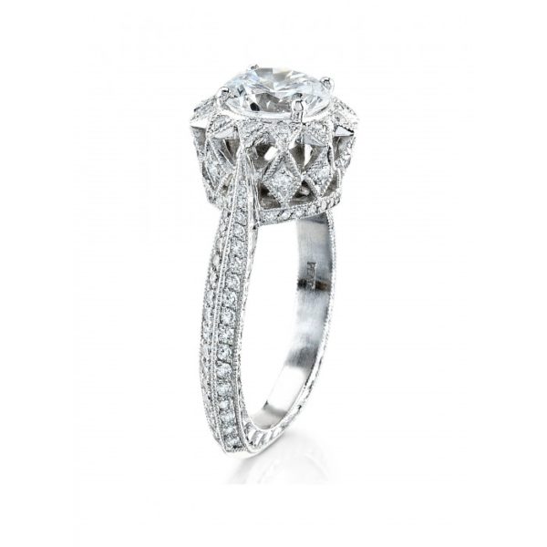 platinum-crown-engagement-ring