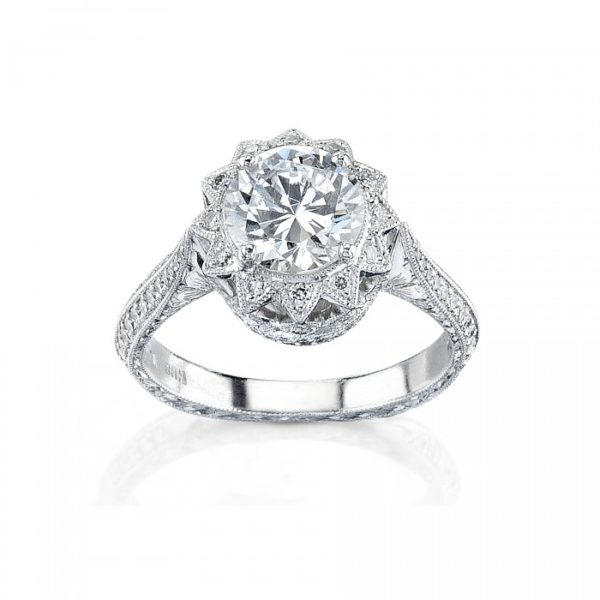 platinum-crown-engagement-ring