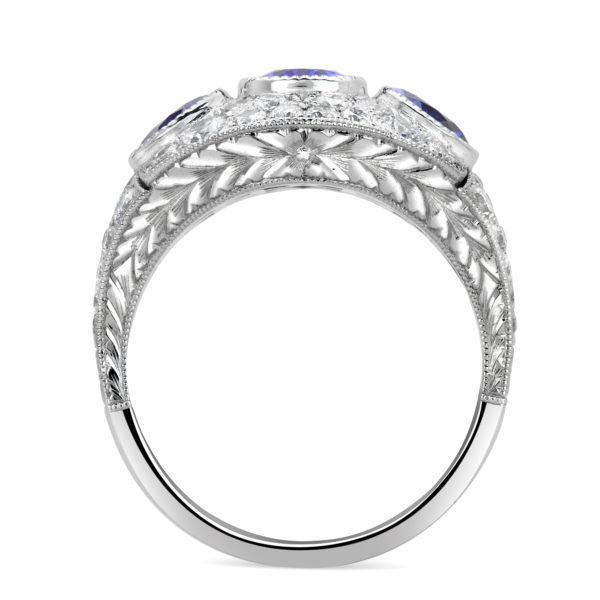 tanzanite diamond ring